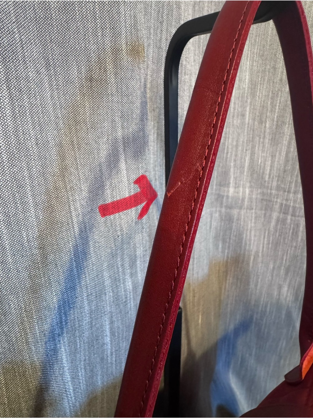 Longchamp Large Neo Le Pliage in Red - Picture 15 of 15